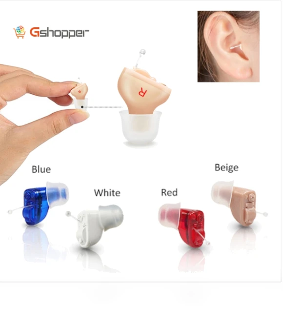 Digital Noise Reduction In-Ear Hearing Aid Sound Amplifier — Hearing Support