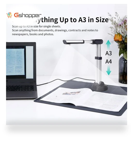 Document Scanner with 10-megapixel Camera Lens — Documents, GUCEE