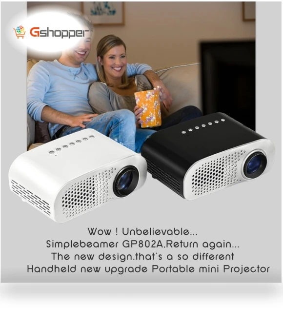 Double HDMI HD Mini Projector — Home Theater Projectors