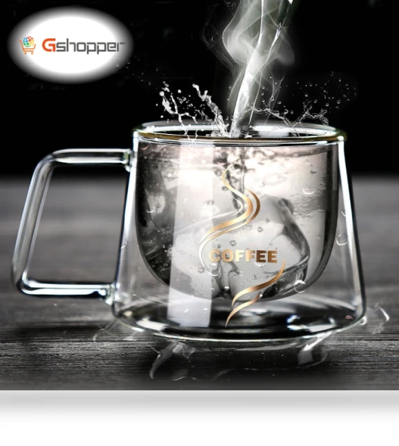 Double-layer Insulated Office Cup — Travel Drinkware
