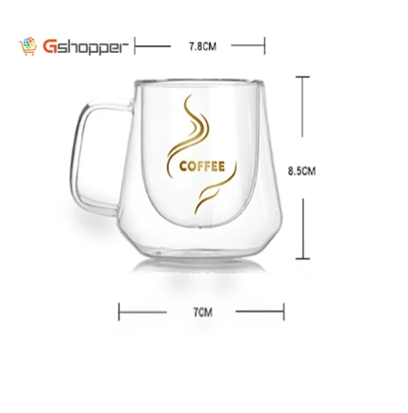Double-layer Insulated Office Cup — Travel Drinkware