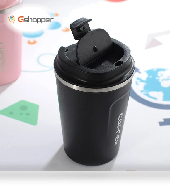 Double Stainless Steel Coffee Mug — Travel Drinkware