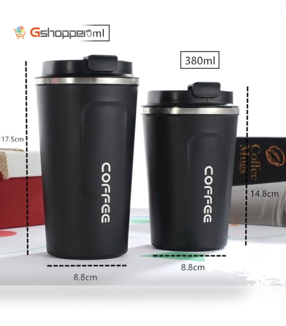 Double Stainless Steel Coffee Mug — Travel Drinkware