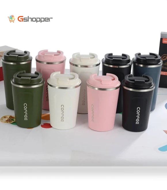 Double Stainless Steel Coffee Mug — Travel Drinkware