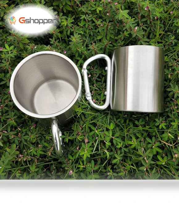Double Walled Water Mugs Coffee Cup — Travel Drinkware