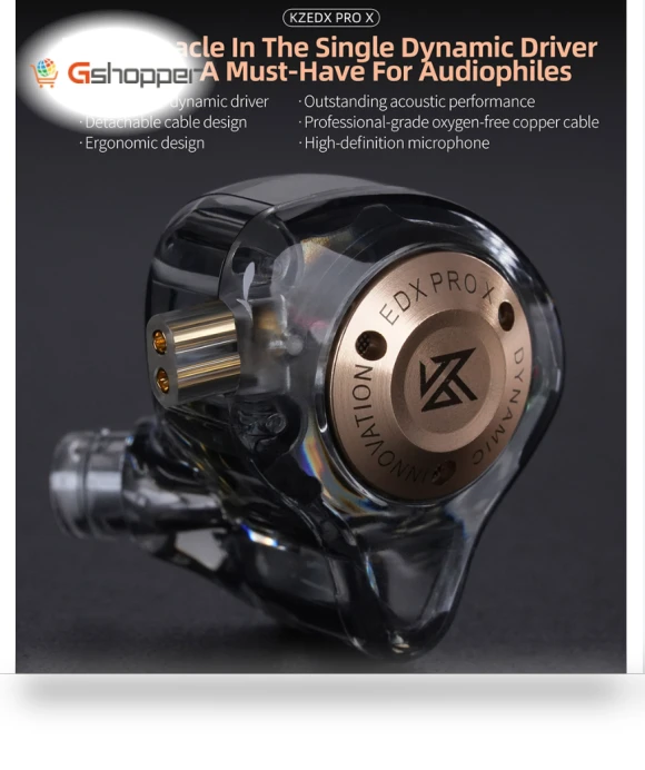Dynamic Driver Earphone — Earphones, KZ