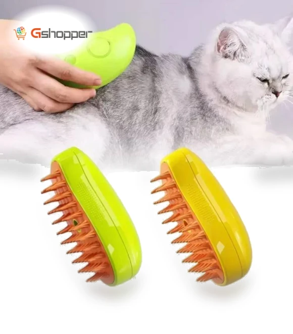 Electric Spray Massage Comb for Pet Hair Removal — Brushes
