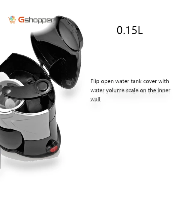 Fully Automatic Portable Mini Single Cup Coffee Maker — Single-Cup Coffee Makers, Homezest
