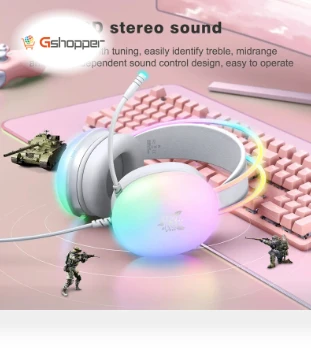 Gaming Headset with RGB Lights — Headsets, ONIKUMA