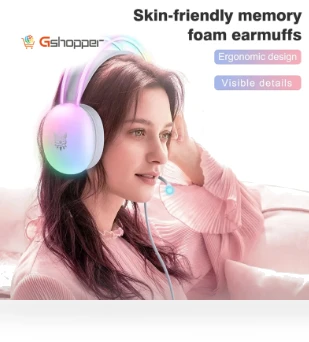 Gaming Headset with RGB Lights — Headsets, ONIKUMA
