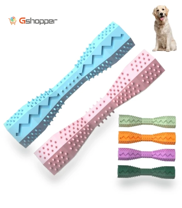 Hexagonal Molar Teeth Cleaning Stick Pet Toothbrush — Chew Toys