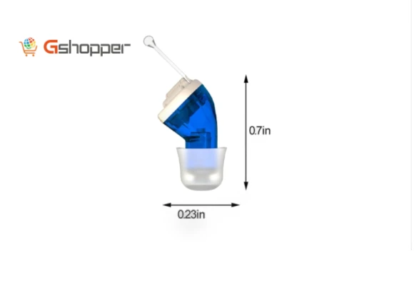 Hidden Form In-Ear Hearing Aid Sound Amplifier — Hearing Support
