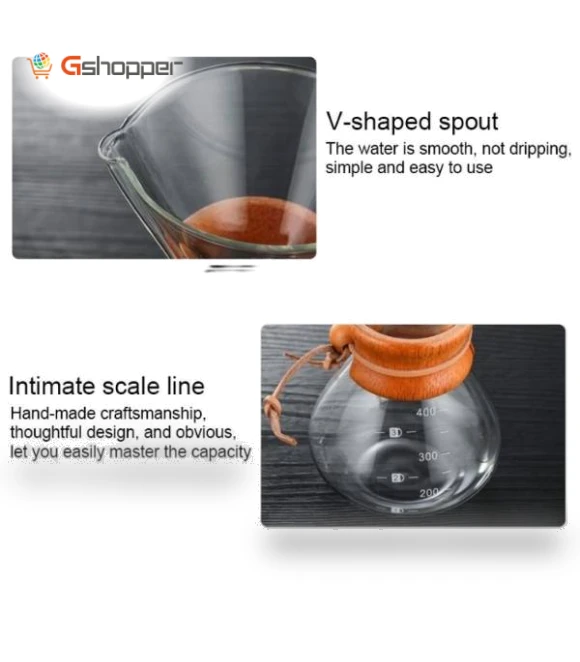 High Temperature Resistant Glass Coffee Pot — Stovetop Moka Pots