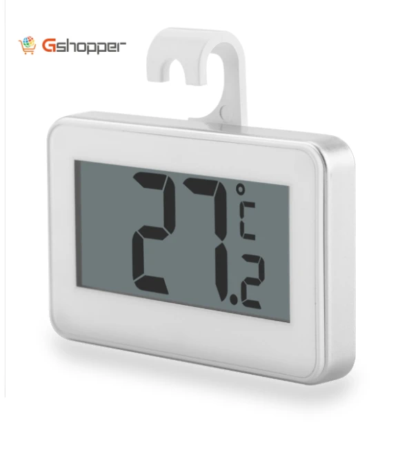 Large LCD Refrigerator Thermometer with Adjustable Stand Magnet — Refrigerator