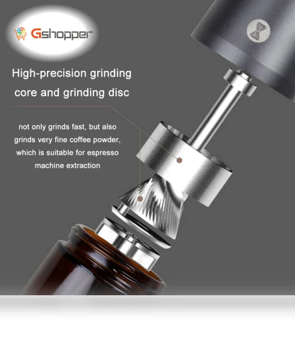 Manual Stainless Steel Core Dual Shaft Hand Crank Coffee Bean Grinder — Electric Blade Coffee Grinders