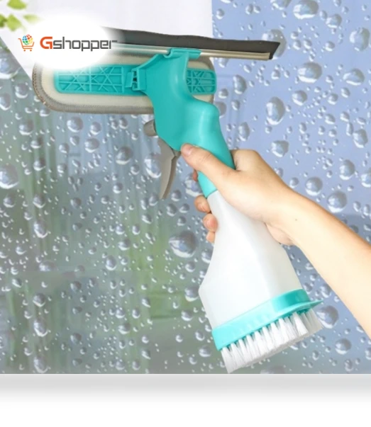 Multi-function Double-sided Glass Cleaning Brush — Squeegees