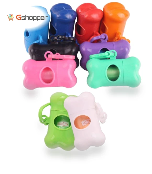Pet Bone Shaped Trash Cans — Storage