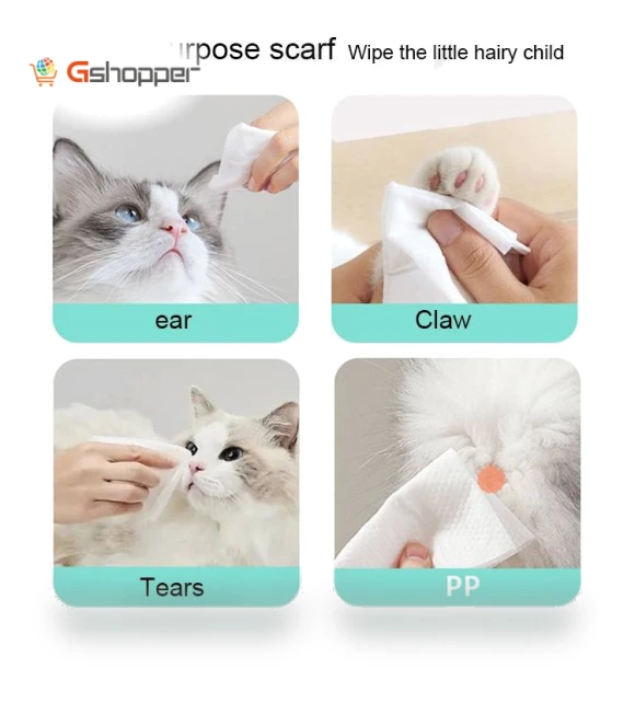 Pet Cleaning Wet Wipes — Grooming Wipes, Naive Baby
