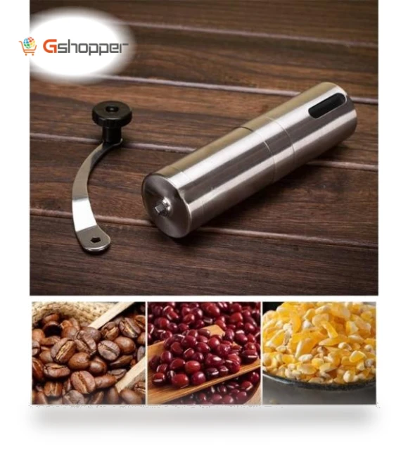 Portable Conical Burr Mill Manual Coffee Bean Grinder — Hand Coffee Grinders