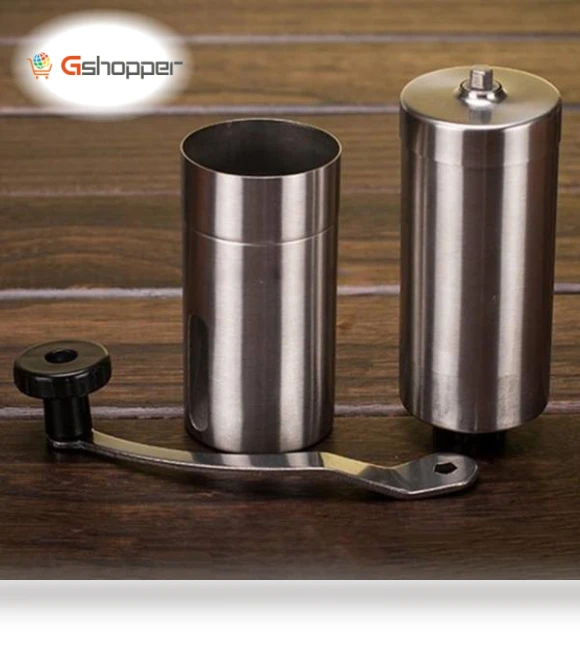 Portable Conical Burr Mill Manual Coffee Bean Grinder — Hand Coffee Grinders