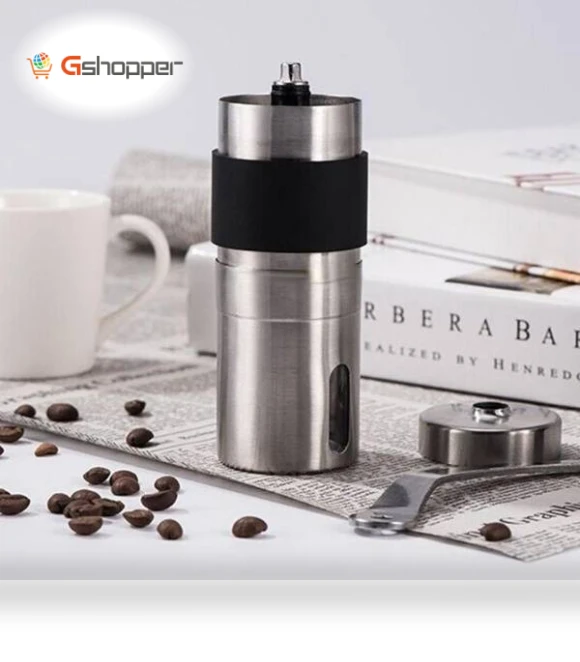 Portable Conical Burr Mill Manual Coffee Bean Grinder — Electric Coffee Grinders