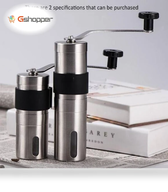 Portable Conical Burr Mill Manual Coffee Bean Grinder — Electric Coffee Grinders