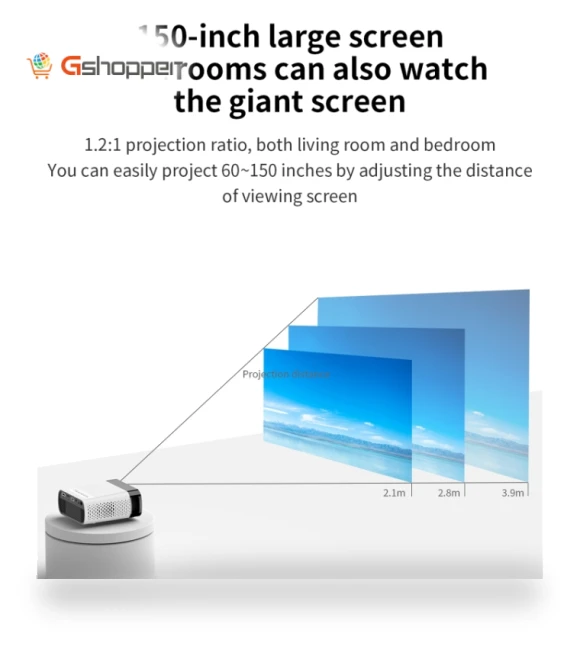 Portable Home Theater LED HD Digital Projector — Home Theater Projectors