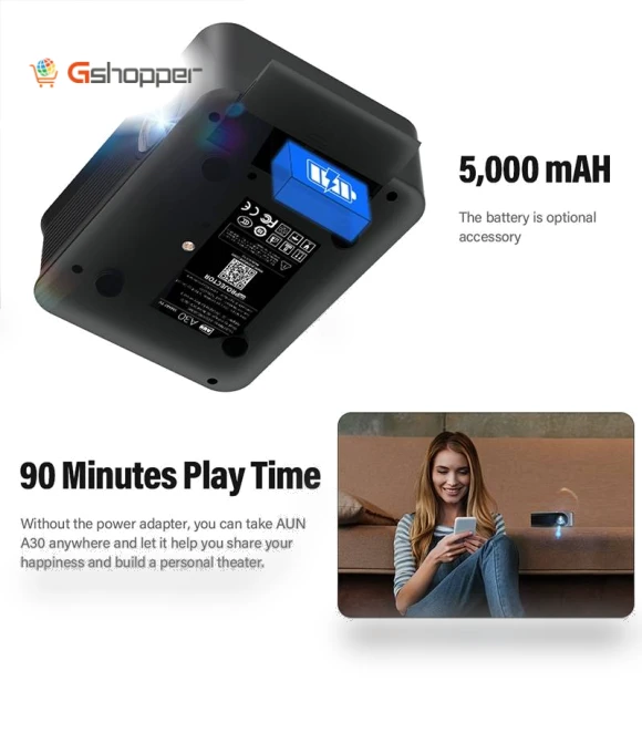 Portable Home Theater LED HD Digital Projector — Home Theater Projectors, AUN