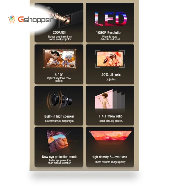 Portable Home Theater LED HD Digital Projector — Home Theater Projectors
