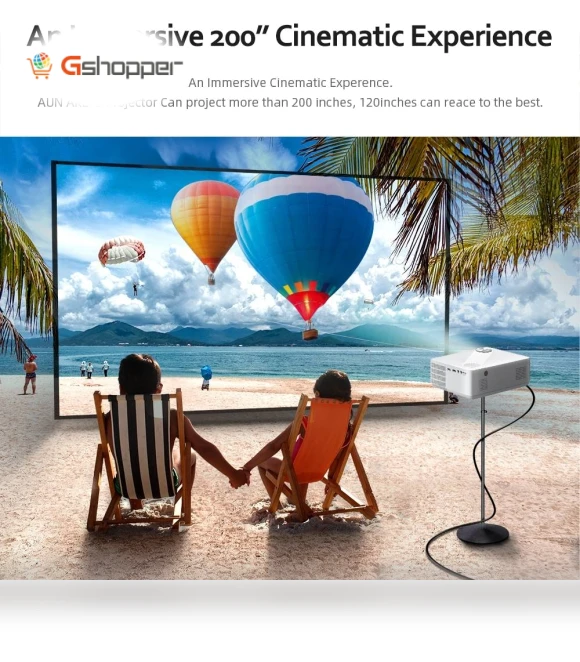 Portable Home Theater LED HD Digital Projector — Home Theater Projectors, AUN