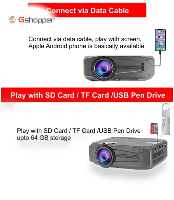Portable Home Theater Mini Projector — Home Theater Projectors, BLJ