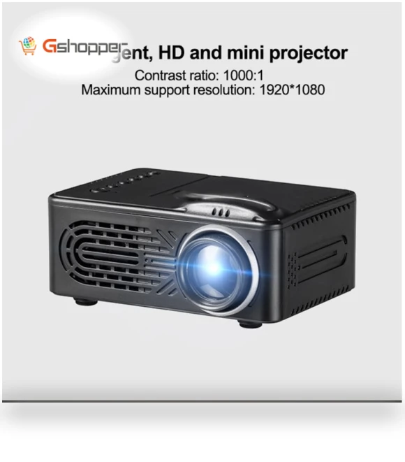 Portable TFT LCD Home Theater Multimedia HD 1080P LED Mini Projector — Home Theater Projectors