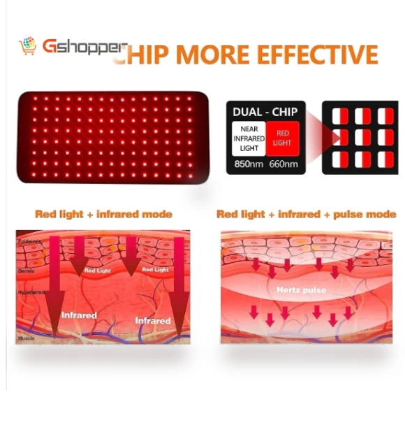 Red Light + Infrared Physiotherapy Belt — Hot & Cold Therapies