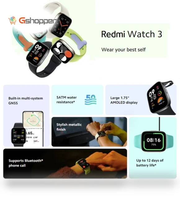 Redmi Watch 3 — Smartwatches, Xiaomi