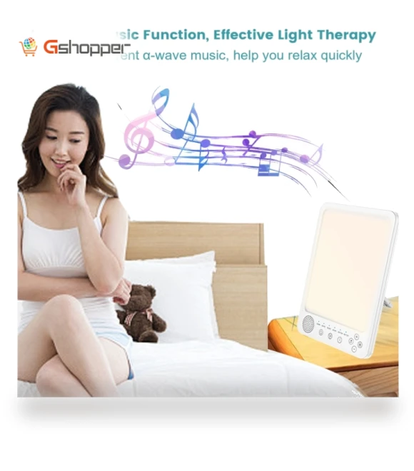 Simulated Sunlight Lamp with White Noise Machine — Light Therapy Solutions
