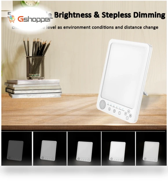 Simulated Sunlight Lamp with White Noise Machine — Light Therapy Solutions