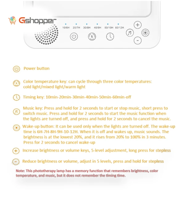 Simulated Sunlight Lamp with White Noise Machine — Light Therapy Solutions