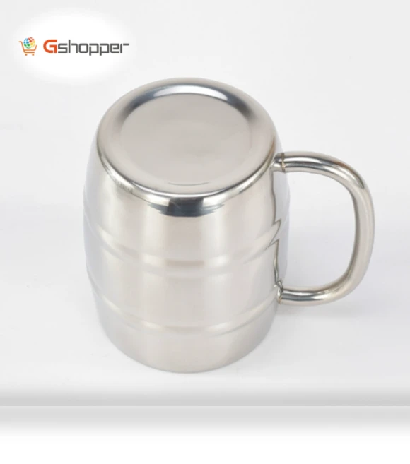 Stainless Steel Beer Mug — Coffee & Tea