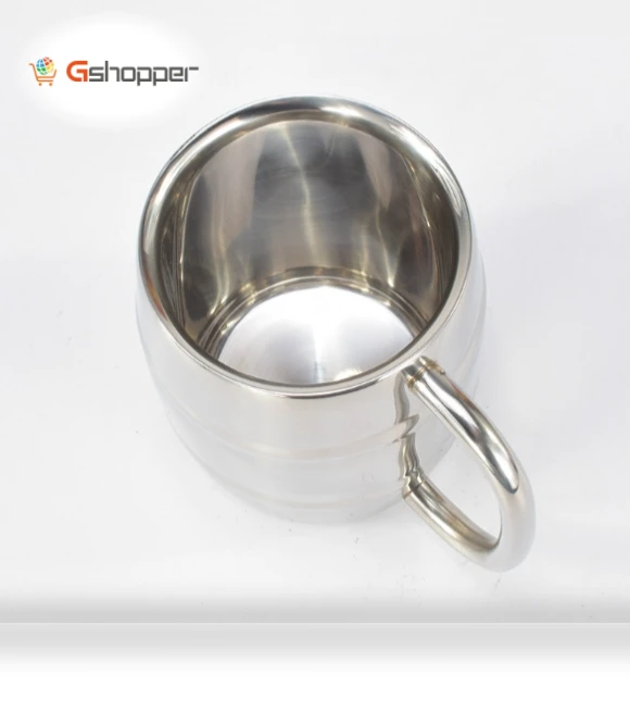 Stainless Steel Beer Mug — Coffee & Tea