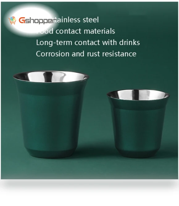 Stainless Steel Coffee Capsule Cup — Travel Drinkware