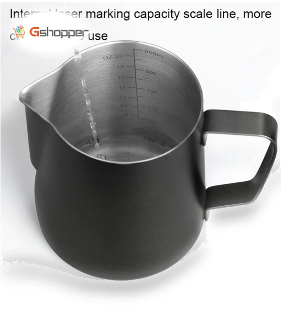 Stainless Steel Coffee Pot with Scale — Coffee Scoops