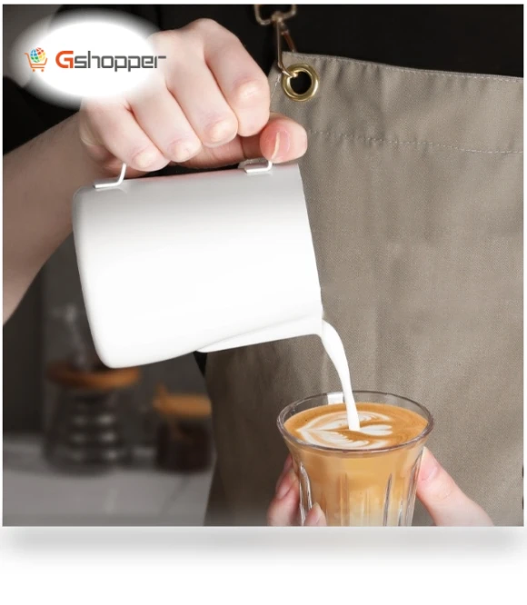 Stainless Steel Coffee Pot with Scale — Coffee Scoops