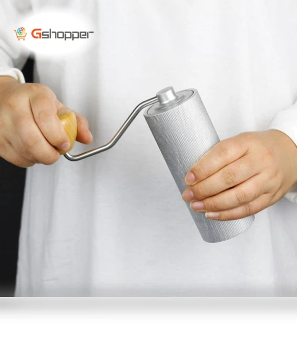 Stainless Steel Hand Crank Coffee Bean Grinder — Hand Coffee Grinders