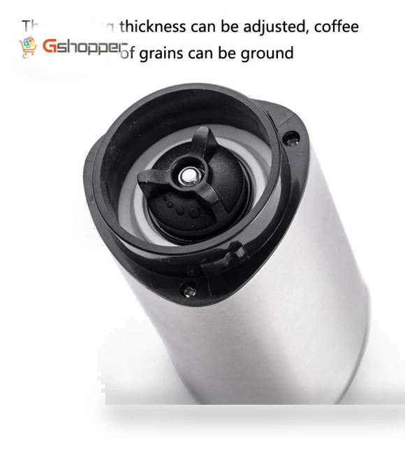 Stainless Steel Hand-Cranked Coffee Grinder — Hand Coffee Grinders