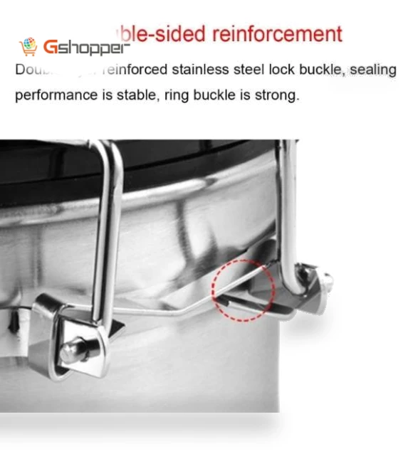 Stainless Steel Sealed Food Storage Container — Storage