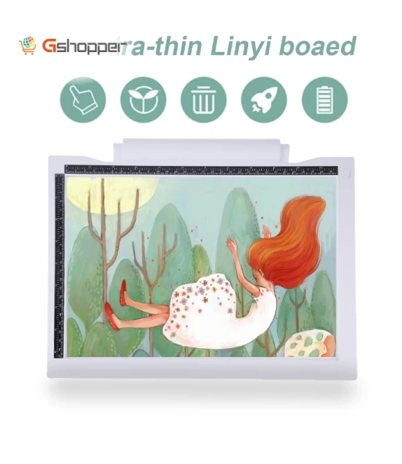 Three Level of Brightness Dimmable A4 LED Drawing Sketchpad Light Pad — Light Boxes