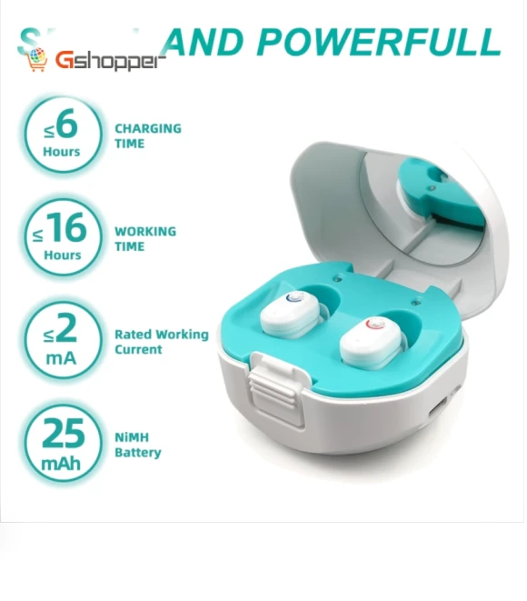 TWS Ear Sound Amplifier Hearing Aid with Charging Bay — Hearing Support