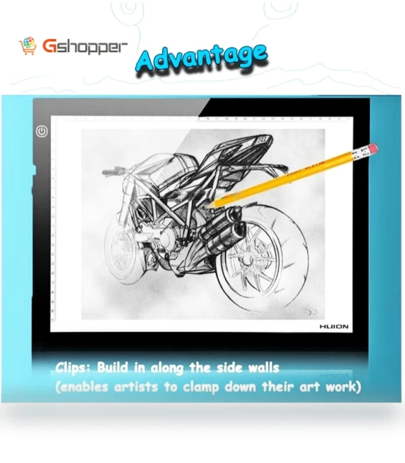 Ultra Thin Adjustable USB LED Light Board Light Tracing Pad — Light Boxes, Huion