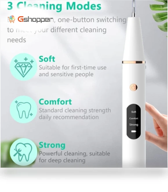 Ultrasonic Electric Dental Cleaner — Power Flossers