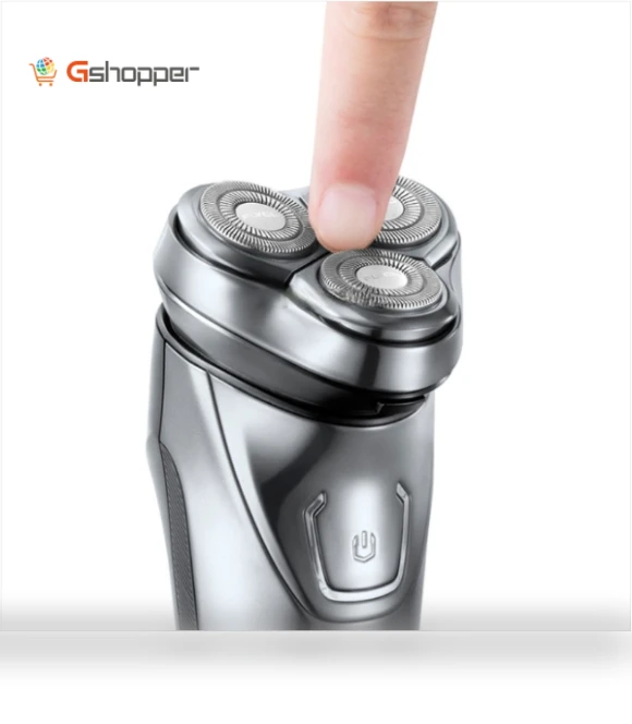 Universal Voltage Double Ring Three Knife Head Electric Shaver — Body Groomers
